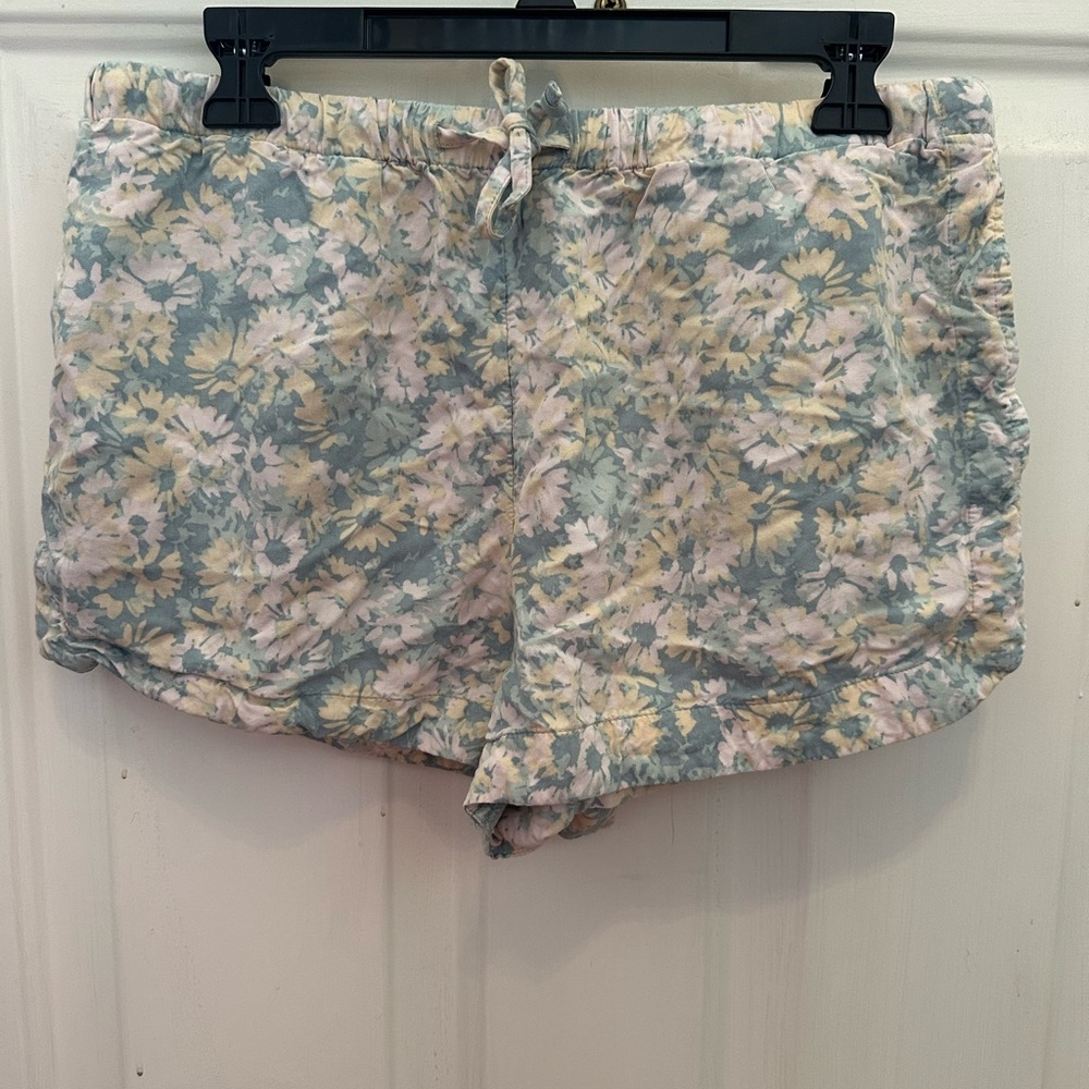 RVCA patterned beach shorts